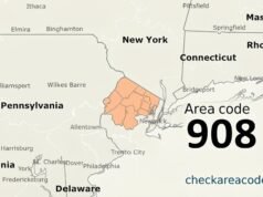 908 Area Code