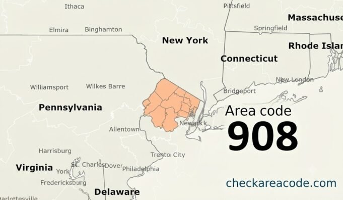 908 Area Code