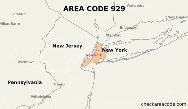929 Area Code